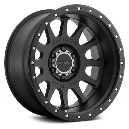 Water World 20 x 9 in. NV Matte Black Wheel -12 mm Offset WA3628873