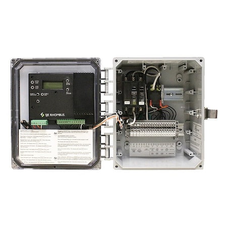 Sje-Rhombus ControlPanel, 7to15A, Single, 120VAC EZS11W914H3A6A8AC10EP15A16B17J18A