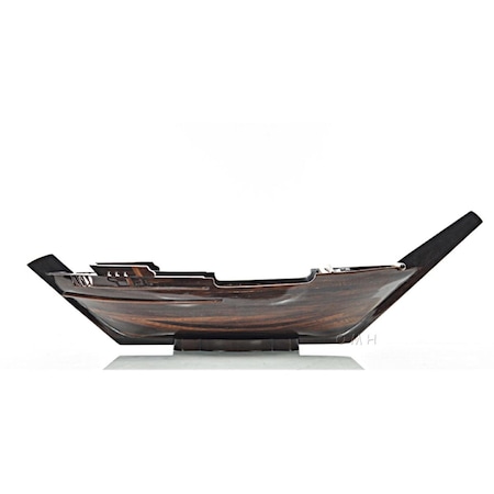 Old Modern Handicrafts Dhow Boat Sushi Tray Q056