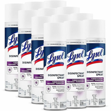 Reckitt Benckiser Disinfectant, Clear, 12 PK 95029CT