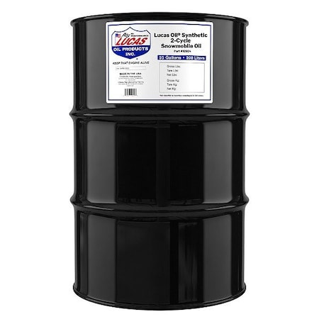 Lucas Oil Oil, 55 gal Sz, Blue / Green 10904