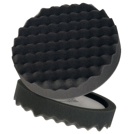 3M Polishing Pad, Waffle Face, 8In, Foam, PK6 05738