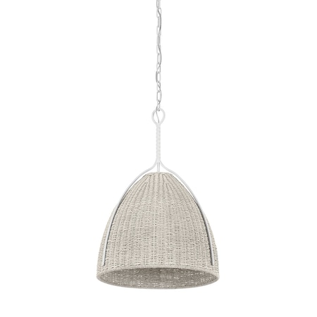 Hudson Valley Lighting Woodlawn 18.5 in. Pendant in White Plaster 1718-WP