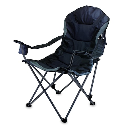Picnic Time Family Of Brands Reclining Camp Chair, Black 803-00-179-000-0