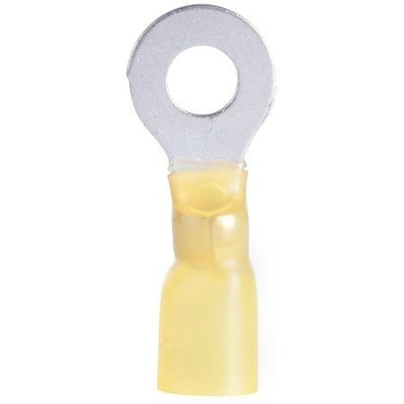 Gardner Bender Ring Terminal, 1/4 in Stud Size, 10 AWG, Nylon Insulated AMT-108