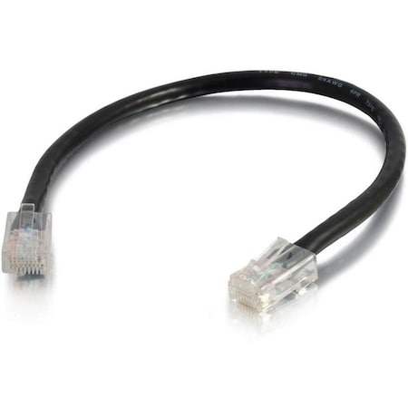 C2G 1FT CAT6 NONBOOTED UTP CABLE-BLK 4106