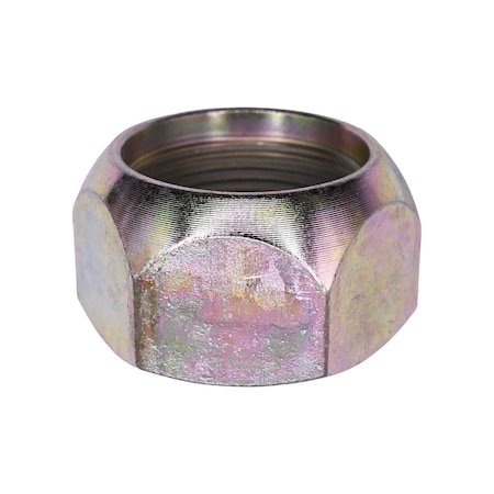 Auveco Outer Standard Cap Nut 1 1/2in Hex Left Hand, 5PK 12521