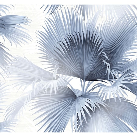 A-Street Prints Summer Palm Blue Tropical Wallpaper 2927-40102