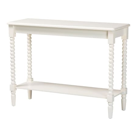 Baxton Studio Bayard Bobbin Wood Console Table 267-14627-ZORO
