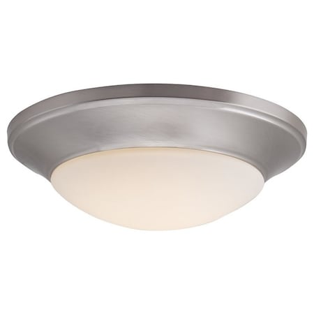 Boston Harbor Boston Harbor CL500-AC Ceiling Light Fixture, 120 V, LED Lamp, Brushed Nickel Fixture CL500-AC