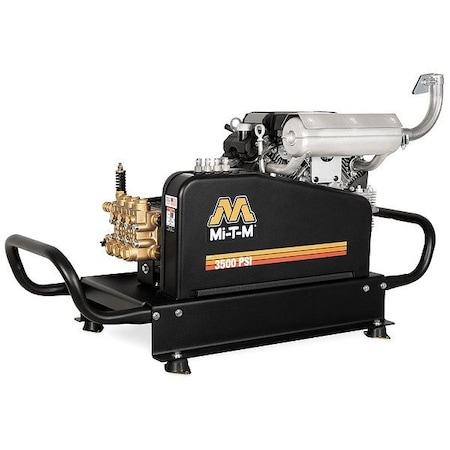 Mi-T-M Gas-Powered Pressure Washer, Skid Mount GTM-3508-H6G0M