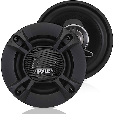 Pyle Pyle 2-Way Universal Car Stereo Speakers, 240W, 4" Coaxial, Quick Replacement, Component Speaker PL412BK
