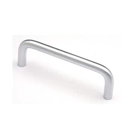 Berenson 4 in. Zurich Wire Pull - Satin Brass Brushed Chrome BE6130 2SC