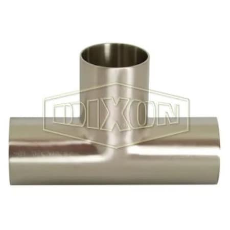 Dixon Weld Tee, Long, Series: B7W, Fitting/Connector Type: Tee, 1 in Nominal Size, 0.065 in Thickness, 316 B7W-R100P