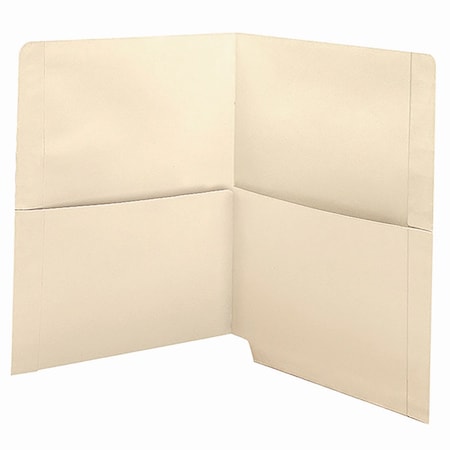 Medical Arts Press End Tab Folder with Pockets, Straight Tabs, Letter Size, Manila, 50PK 31425MAP