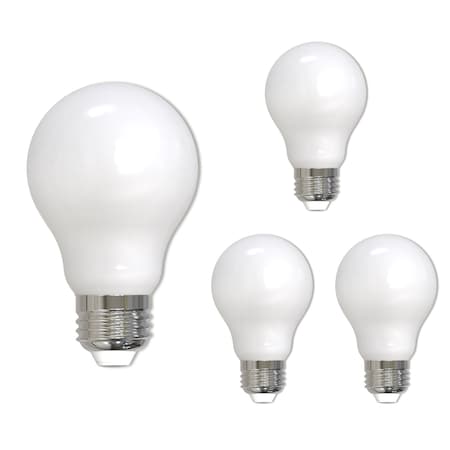 Bulbrite 75 - Watt Equivalent A19 Dimmable Medium Screw LED Light Bulb Soft White Light 3000K , 4PK 862830
