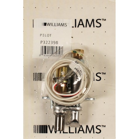 Williams Comfort Products Pilot Assembly, Natural Gas, 90 deg. Left P322398