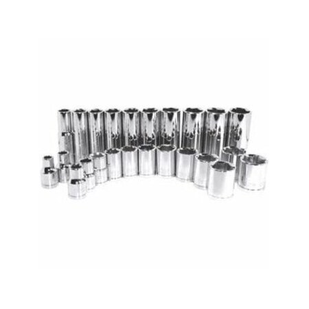 K-Tool International 3/8" Drive, 9mm Metric Socket, 6 Points KTI-27109