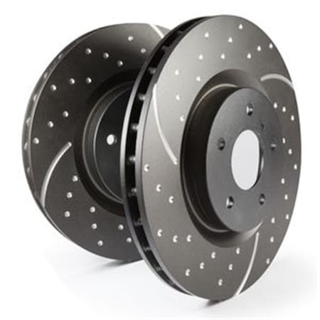 Captain Cold Front Brake Rotor Set for 2013-2014 Scion FRS CA3558463