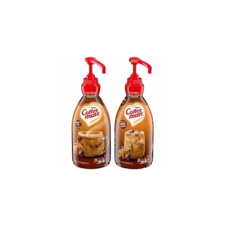 Coffee Mate Salted Caramel Chocolate Liquid Concentrate Coffee Creamer - Pump Bottle - Salted Caramel, 2PK 79976