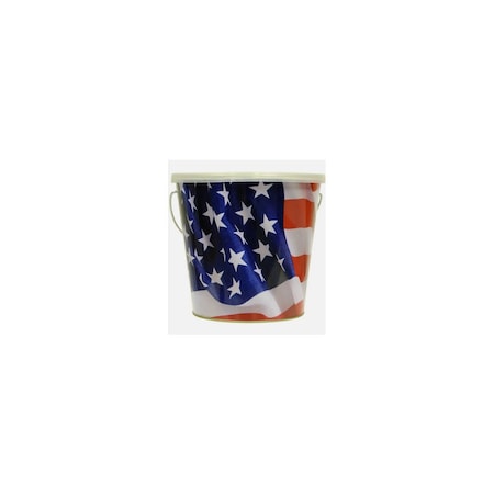 Lamplight Farms Tiki Citronella Wax Candle in American Flag Bucket 1412122