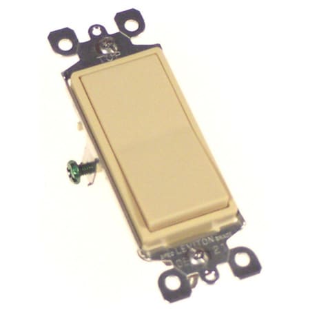 Gorgeousglow Ivory Residential Grade Decora AC Quiet Switch Rocker GO334615