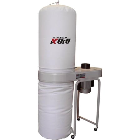 Kufo Seco 2 HP 1550 CFM 3 Phase 220-440V Vertical Bag Dust Collector KU308030