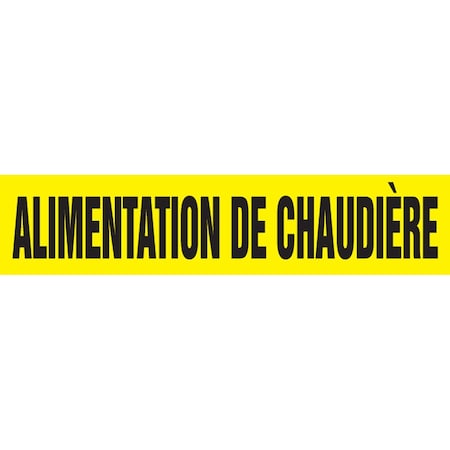Accuform FRENCH PIPE MARKER ALIMENTATION DE CRPK165STB