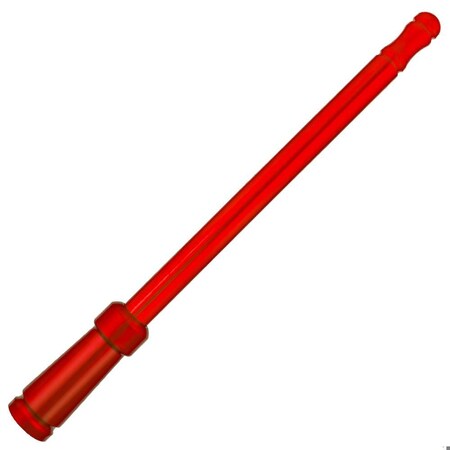 Recon Truck Accessories EXTENDED RANGE ALUMINUM 12" SHORTY ANTENNA - UNIVERSAL FITMENT - RED 264ANTRD