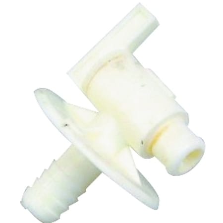 Us Hardware Water Spigot, Plastic, White RV-394C