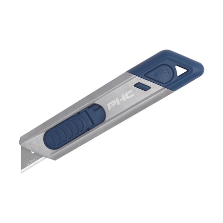 Pacific Handy Cutter Safety Knife, Metal Handle, Blue E12208-9