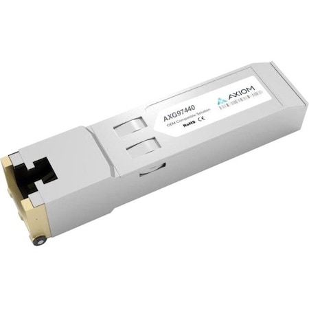 Axiom 10Gbase-T Sfp+ Transceiver For Ubiquiti - Uf-Rj45-10G - Taa AXG97440