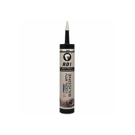 Red Devil 100% Silicone Architectural Grade RTV Sealant, 9.8 fl oz Cartridge, Black 630-0816/6I