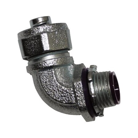 Sigma Engineered Solutions 45765 90 deg Connector Liquid Tight for Connecting conduit 1 in. 3539475