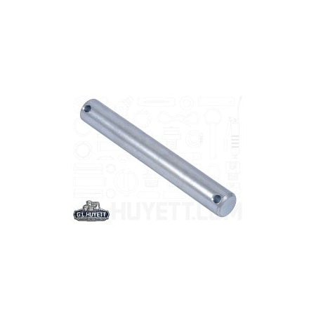 Huyett Drilled Headless Pin, Zn Plt Med Carbon Steel, .375 Dia x 3.344 Overall L x 3 Eff L x .109 Hole Dia HLP-0375-3000