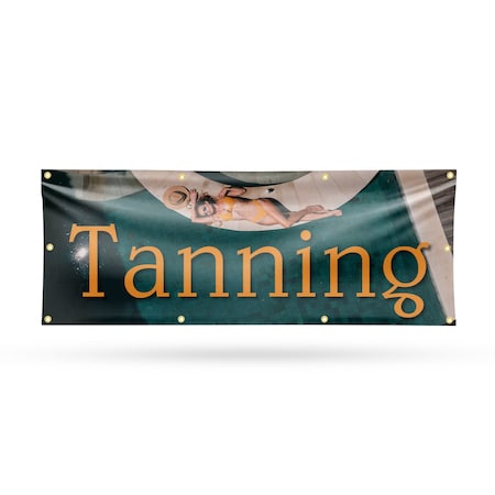 Signmission Tanning, 36 Inch x 96 Inch, Vinyl Banner B-96-30879