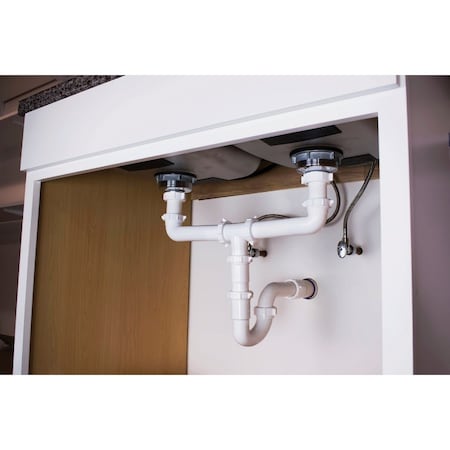 Do It Best 1-1/2'' White PVC Marvel Connector DIB999W