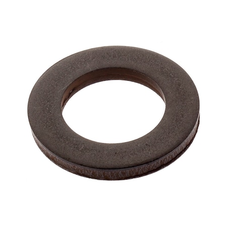 Zoro Select Flat Washer, For Screw Size M14 , Stainless Steel Black Oxide Finish Z8814-SS-BX