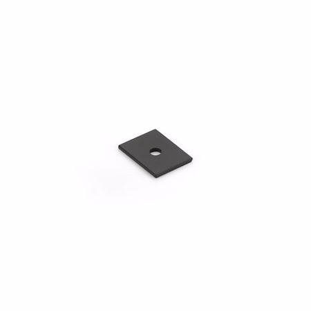 Schaub 1in Pub House Backplate for Knob Matte Black Finish 5101B-MB