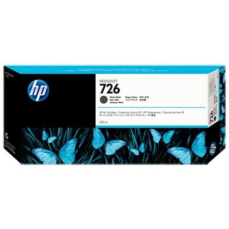 Hp 726 (CH575A) Matte Black Original Ink Cartridge (300 ml) CH575A