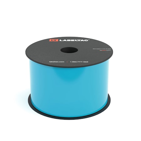 Labeltac LabelTac 4 and Pro Model High Performance 10-Year Vinyl Supply 3in x 150ft, Light Blue LT315HP