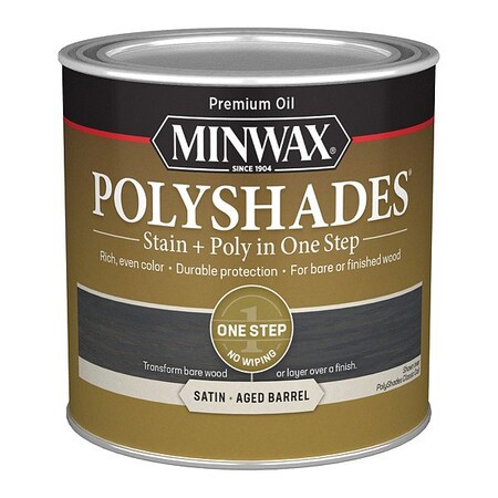 Minwax Wood Stain, 0.5 pt, Aged Barrel 213994444