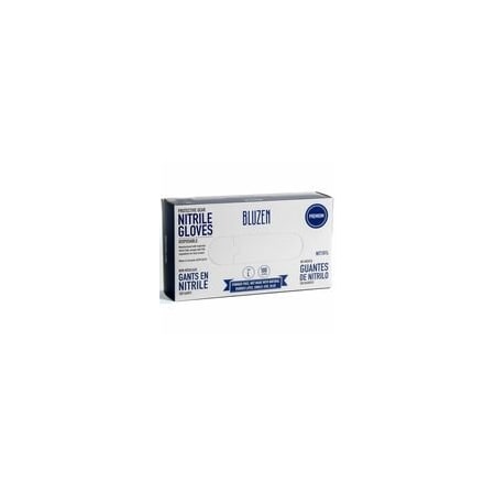 Remcoda Extra-Strength Nitrile Gloves - 4 mil Thickness - Chemical Protection - Large Size, 10PK NIT103-L