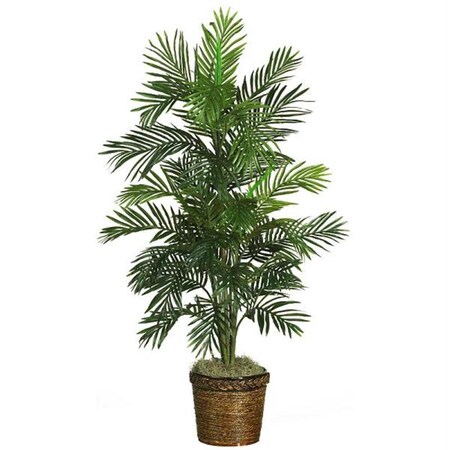 Dare2Decor 56 Inch Areca Palm Silk Tree with Basket DA103093