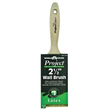 Linzer 1125-2.5 Paint Brush, 2-1/2 in W, 3 in L Bristle, Polyester Bristle, Varnish Handle 1125N-2.5