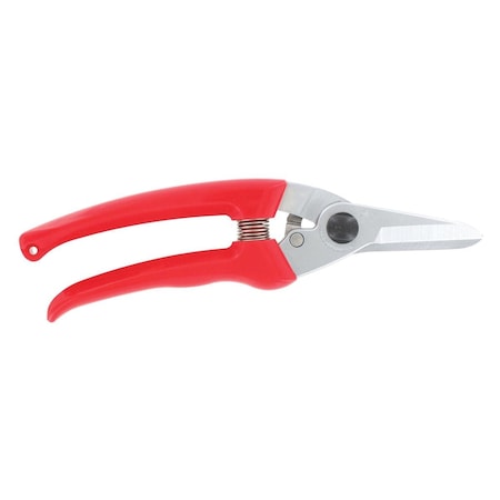 Ars Pruning Shears, High Carbon Steel Soft PVC / Steel Core Handle, Soft PVC Grip, 7 in Tool L HP-140DX-R