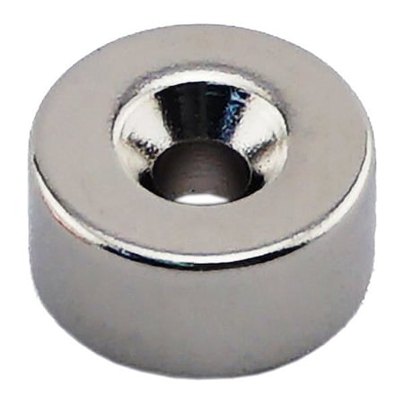 Zoro Select Rare Earth Magnet, Silver NR005020NCTS