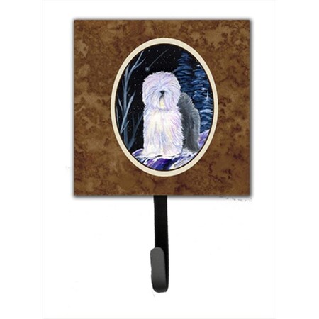 Carolines Treasures Starry Night Old English Sheepdog Leash Holder Or Key Hook SS8406SH4