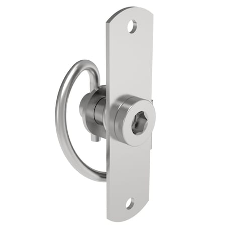 Southco Compression Latch, Self-Adjusting, Hex Recess, Rivet / Screw thru hole Installation 57-40-801-10