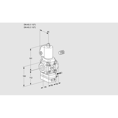 Honeywell Kromschroder VAG240R/NQSLAE KS88012078